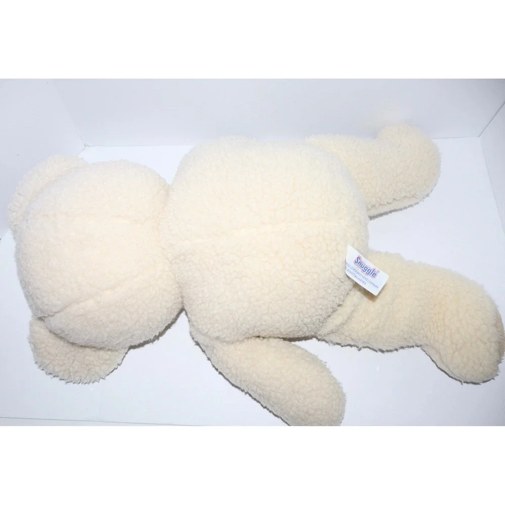 Vintage 1986 Russ Berrie Snuggle Large Plush Bear Mascot Item 3147 Korea Cream